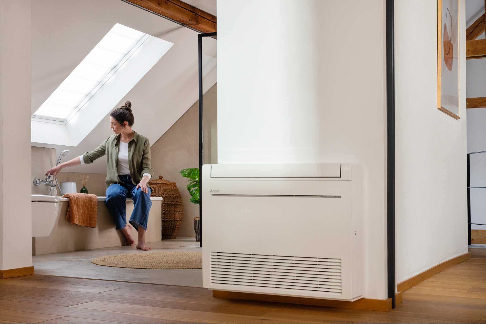 vloerunit airco in woonhuis