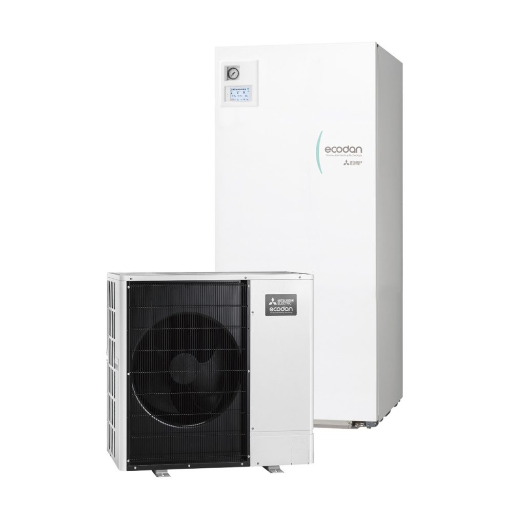 Ecodan all-electric warmtepomp mitsubishi electric