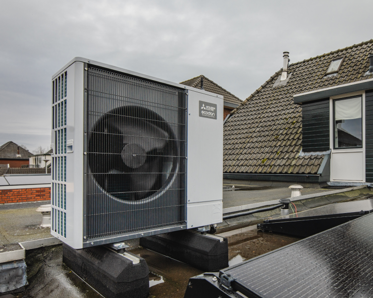 ecodan warmtepomp bestaande bouw mitsubishi electric